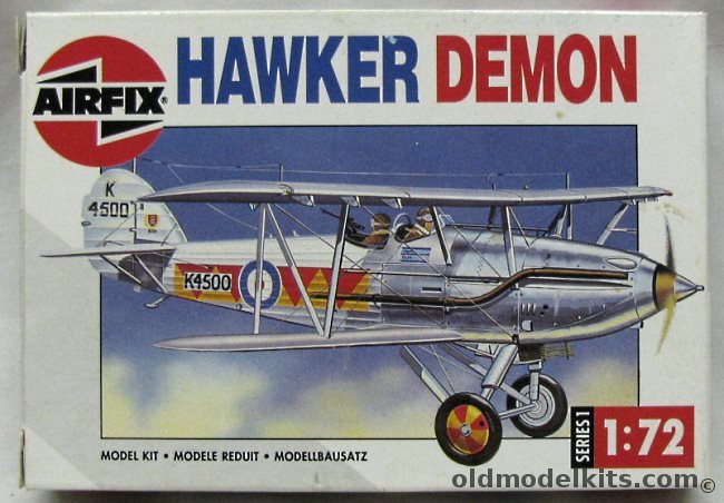 Airfix 1/72 Hawker Demon - Commanding Officer (Aux) No 604 Sqn RAF Hendon 1936, 01052 plastic model kit